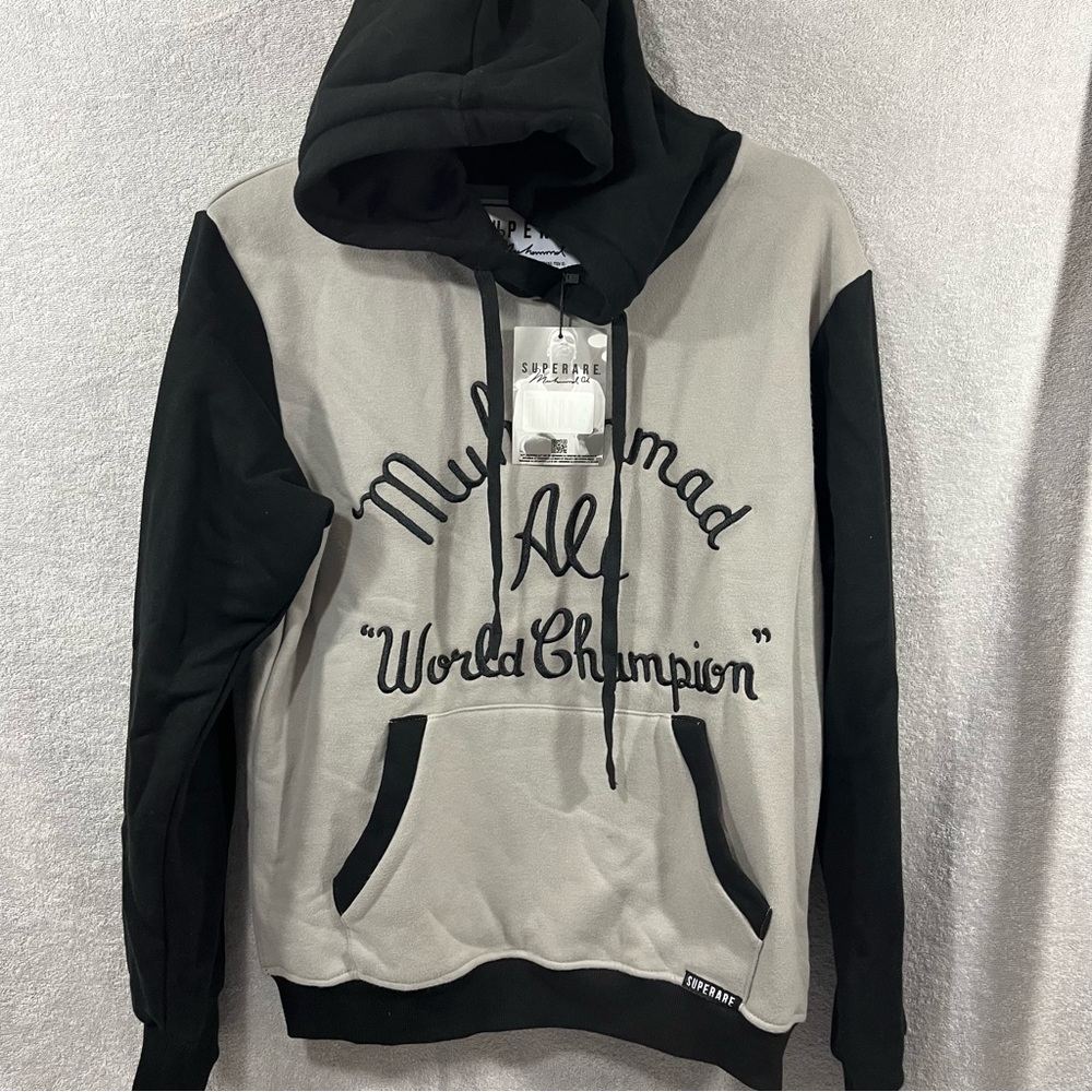 Superare X Muhammad Ali World Championship Hoodie Size Small NWT
